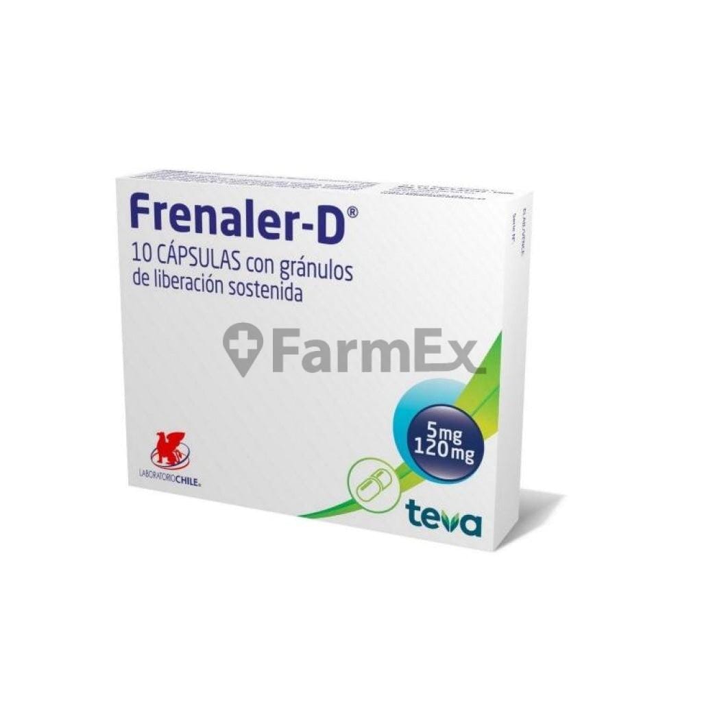 Frenaler D Comprimidos x 10 cápsulas de liberación prolongada Farmex-BanMedica-Persistente